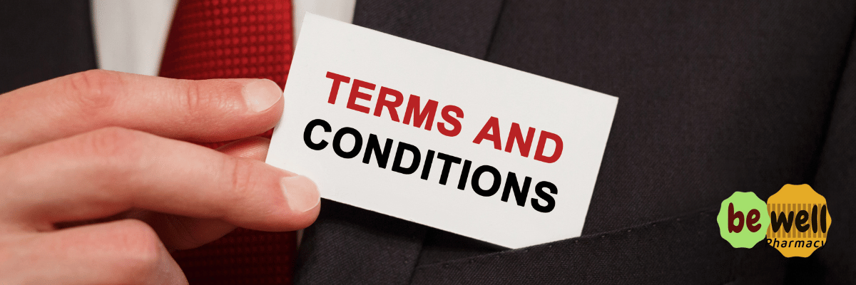 BeWellHealth Terms and Conditions Terms and Conditions